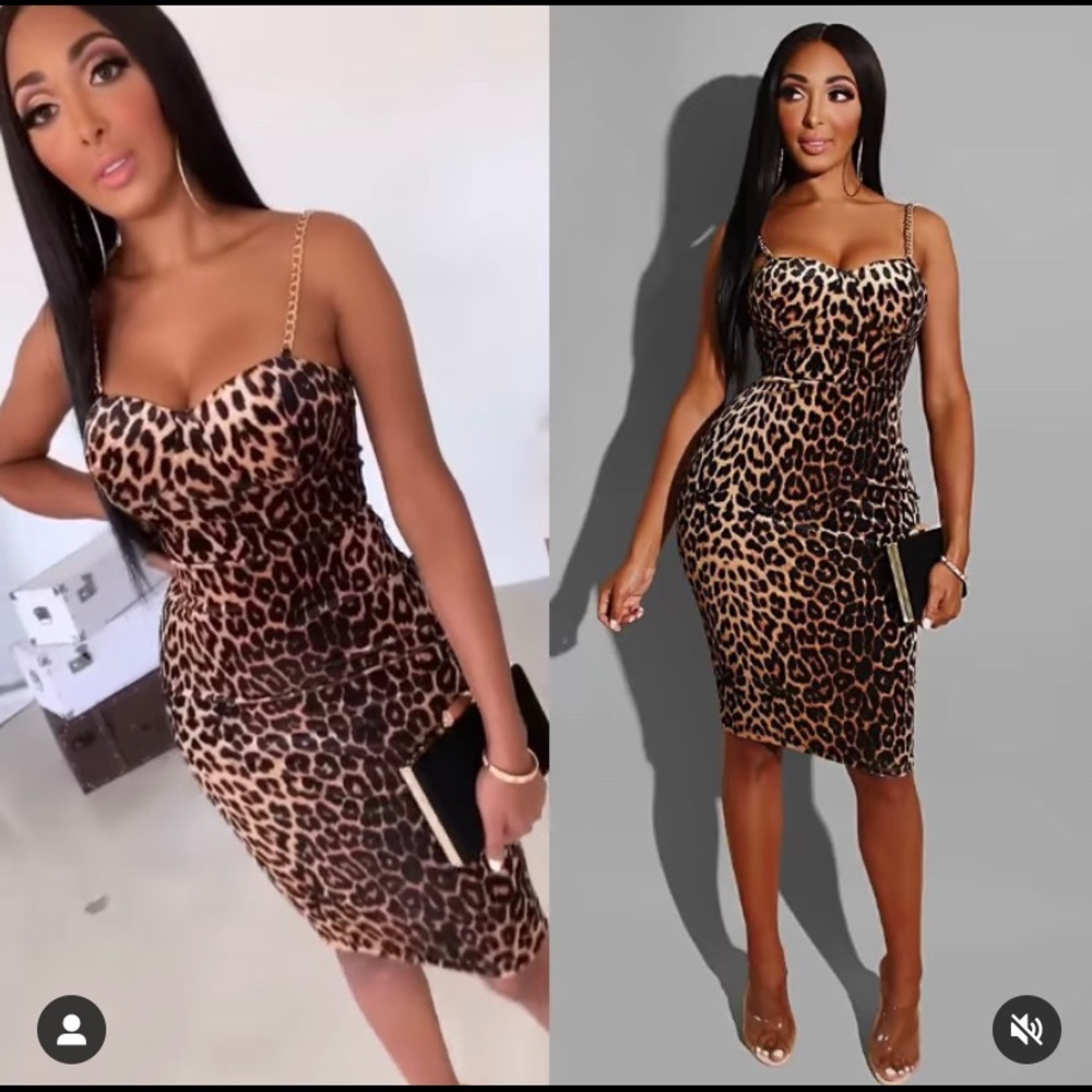 Super Sexy cheetah print dress